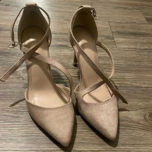 Kelly and Katie heeled mules